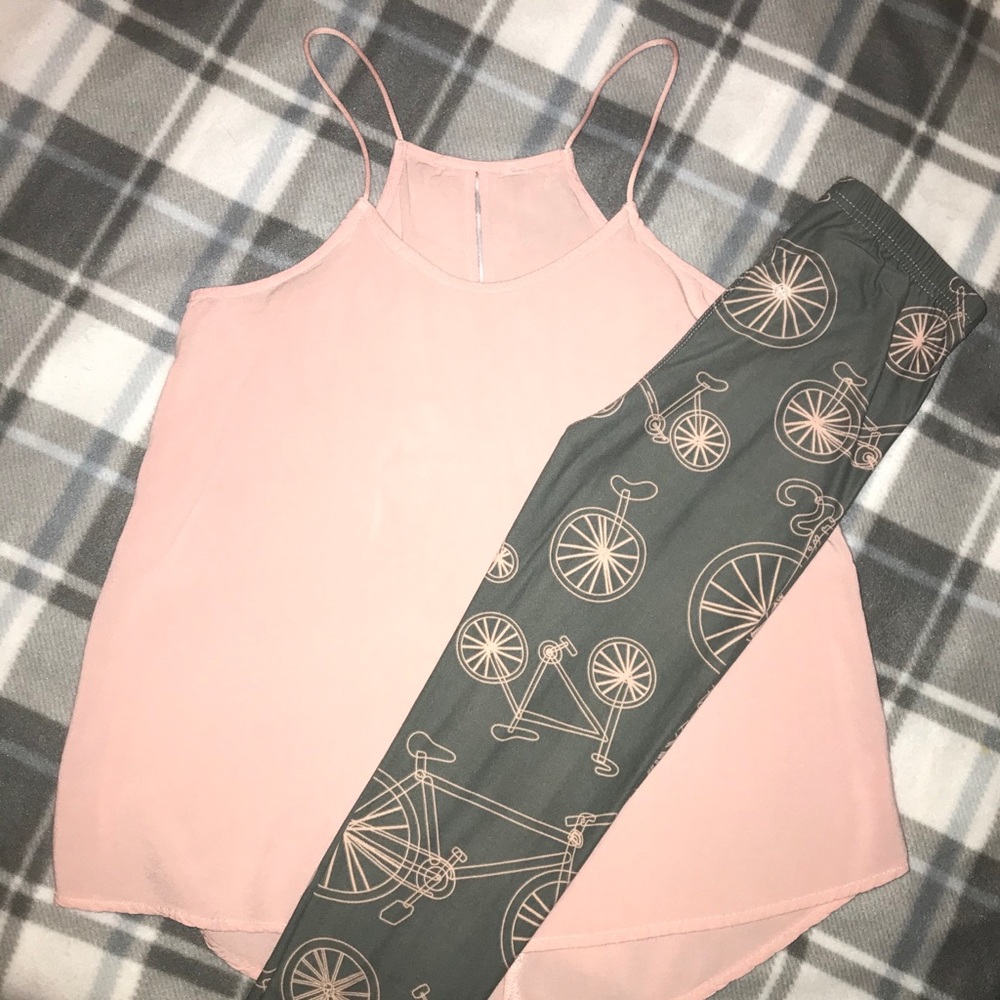 Bundle Tank top and leggings size small